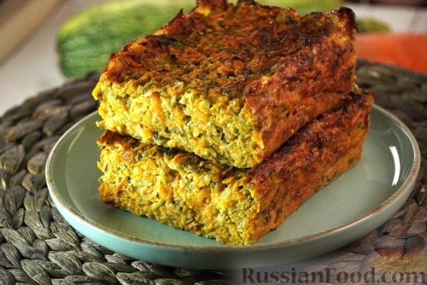 Запеканка из цукини и моркови