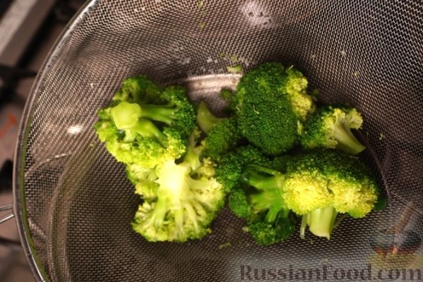 Мясные котлеты с брокколи