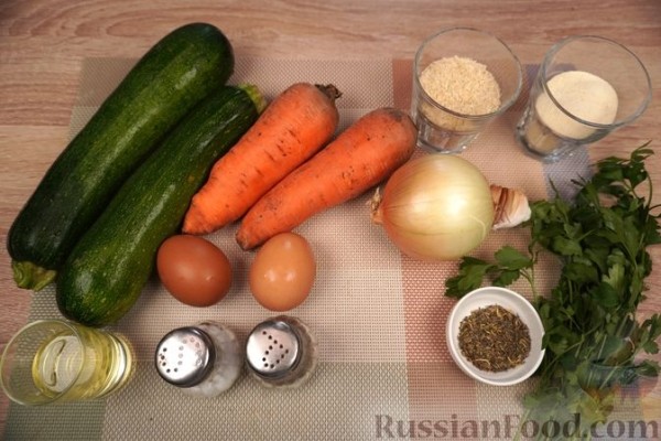 Запеканка из цукини и моркови