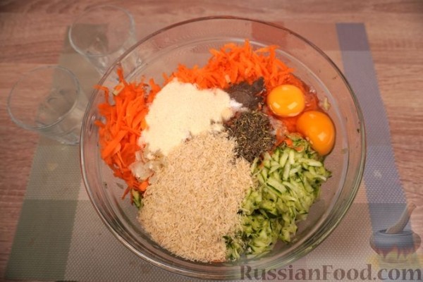Запеканка из цукини и моркови