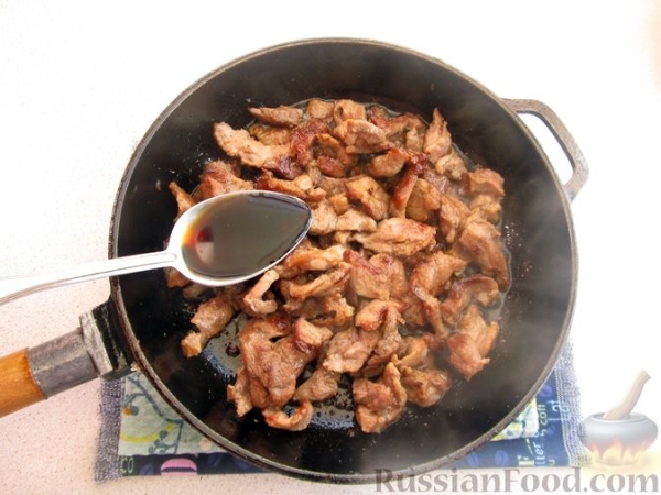 Баклажаны по-корейски с мясом
