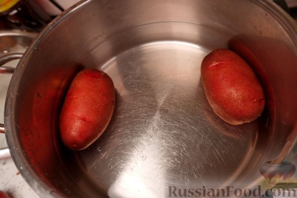 Дрожжевой пирог из картофельного теста с персиками