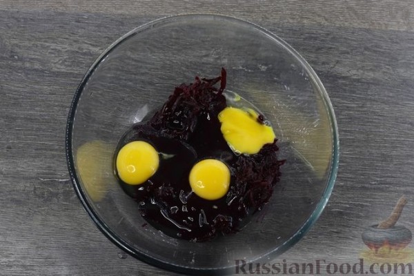 Шоколадный кекс со свёклой