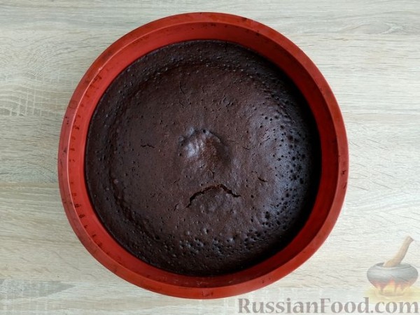 Шоколадный торт с глазурью (в микроволновке)
