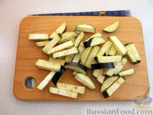 Баклажаны по-корейски с мясом