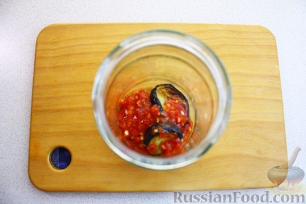 Острые баклажаны на зиму