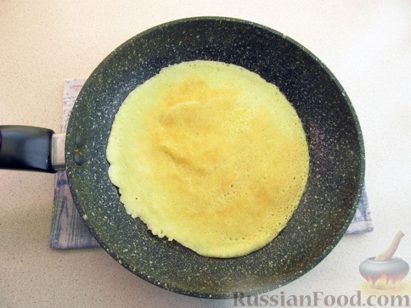 Рулетики из кабачковых блинов с мясным фаршем (в духовке)
