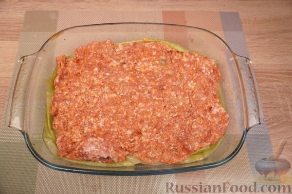 Капустная запеканка с фаршем