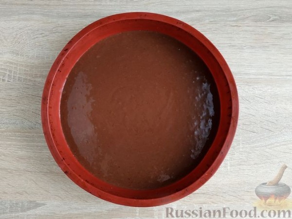 Шоколадный торт с глазурью (в микроволновке)