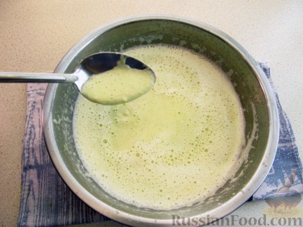 Рулетики из кабачковых блинов с мясным фаршем (в духовке)
