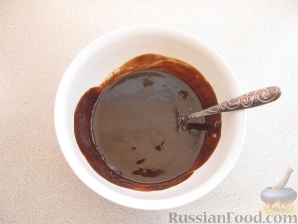 Кофейные брауни со сгущенкой (без выпечки)