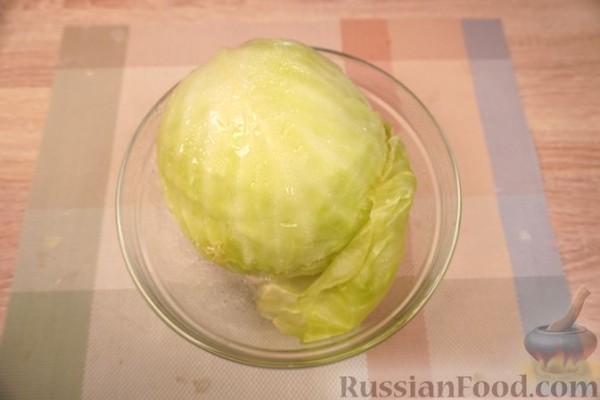Капустная запеканка с фаршем