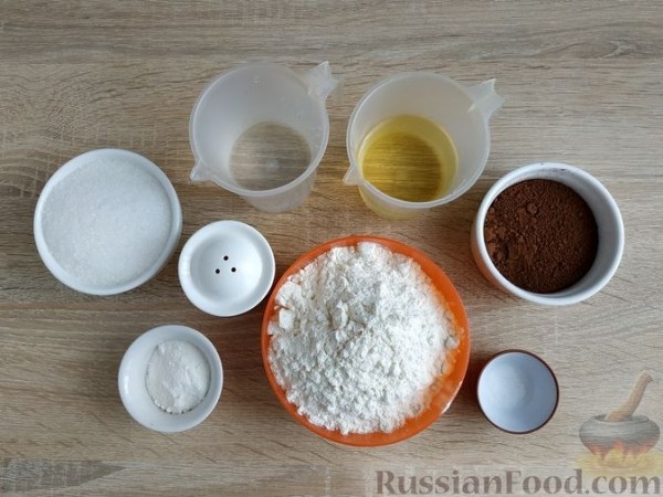 Шоколадный торт с глазурью (в микроволновке)
