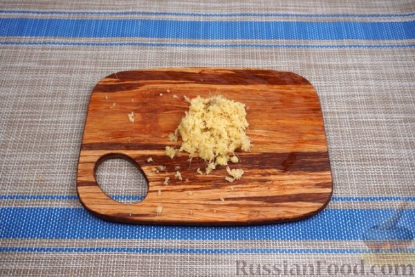 Курица, запечённая с картофелем и имбирём (в пакете)