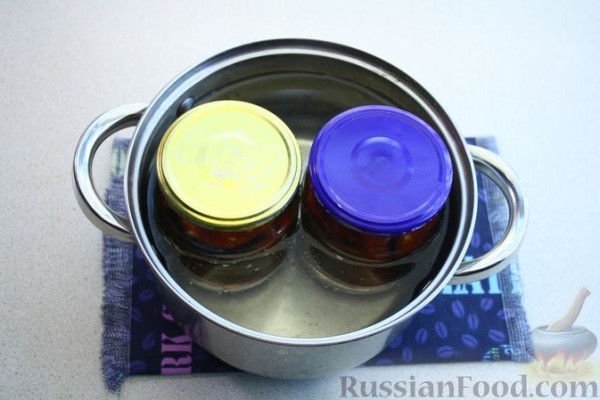 Острые баклажаны на зиму