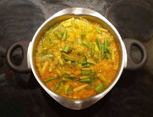 Суп со стручковой фасолью