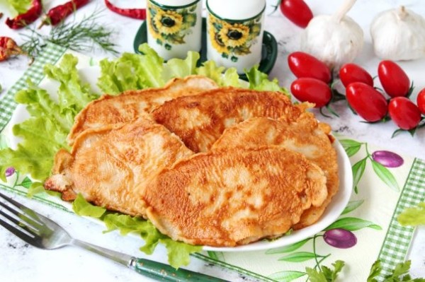 Курица в тесте