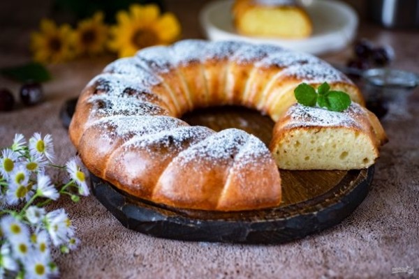 Манник из сметаны и творога