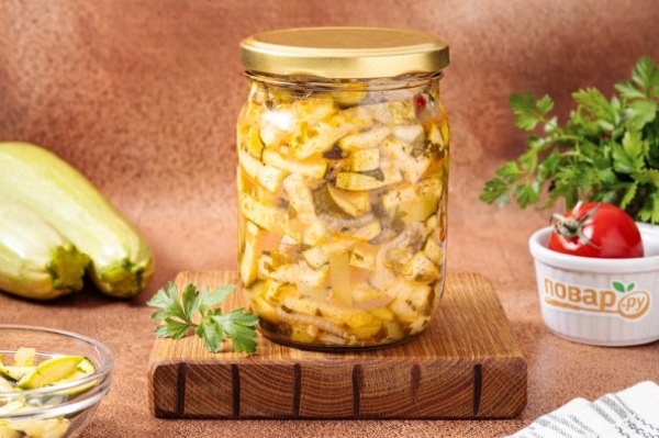 Закуска из кабачков на зиму