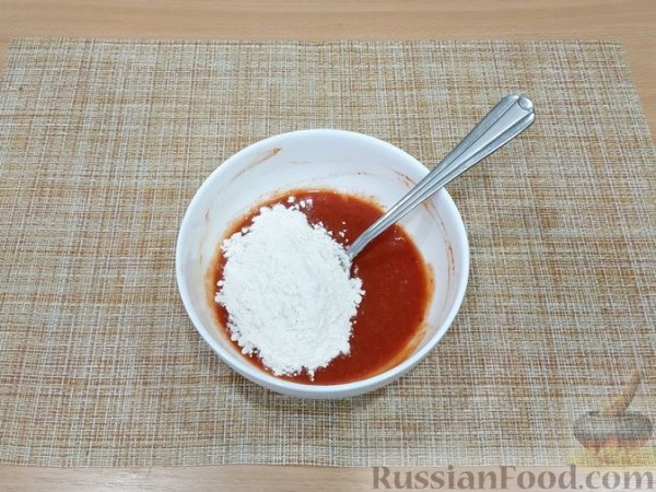 Отбивные из куриного филе в томатном кляре
