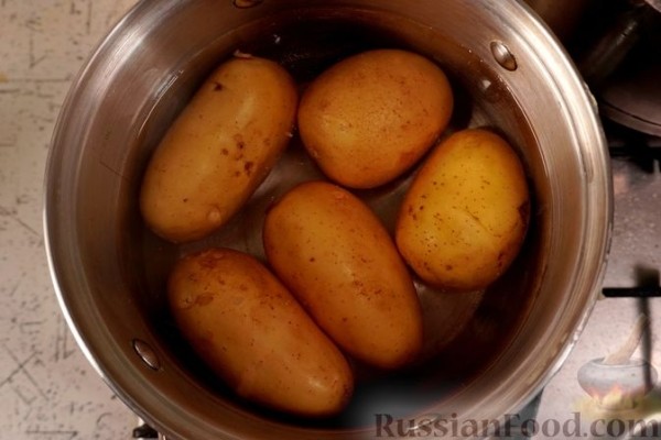 Картофельные котлеты с сыром и зеленью