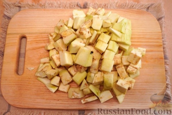 Суп-пюре из баклажанов и тыквы