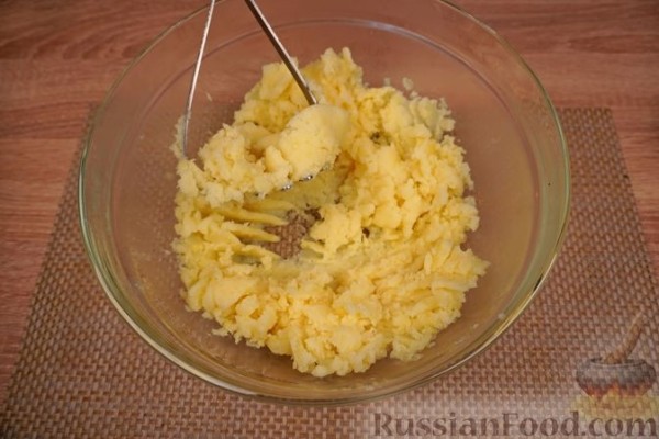 Картофельные котлеты с сыром и зеленью