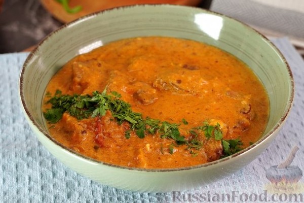 Паприкаш из индейки