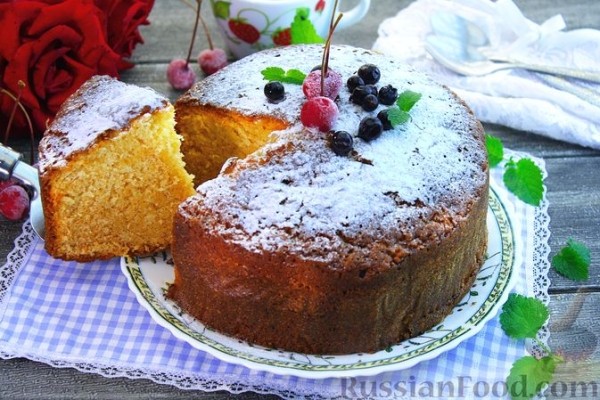 Пирог со сгущенным молоком