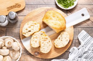 Брускетта с грибами