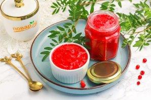 Брусника протертая с сахаром Брусника протертая с сахаром