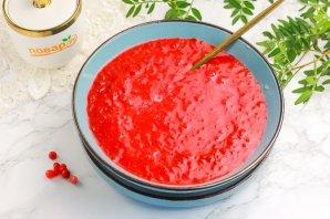 Брусника протертая с сахаром Брусника протертая с сахаром