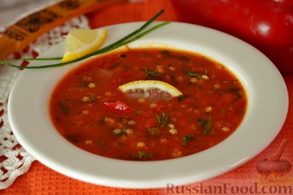 Томатная чорба (Ciorb de roii)