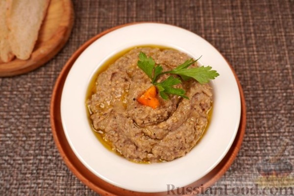 Бабагануш с грецкими орехами