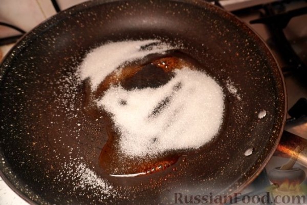 Гнёзда из теста кадаиф с фундучным пралине