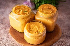 Икра кабачковая с чесноком