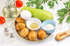 Картофельные драники с кабачками