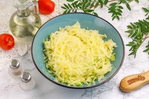 Картофельные драники с кабачками