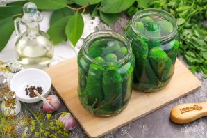 Огурцы консервированные хрустящие