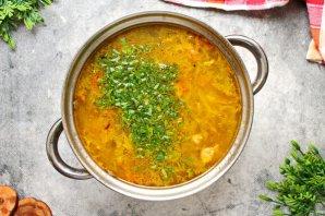 Щи с курицей