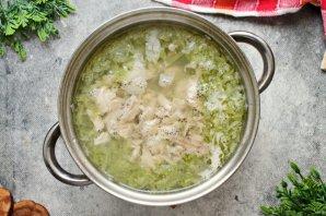 Щи с курицей
