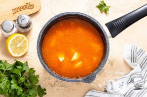 Суп с консервированной фасолью