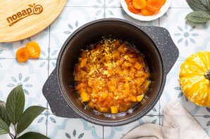 Варенье из тыквы с курагой