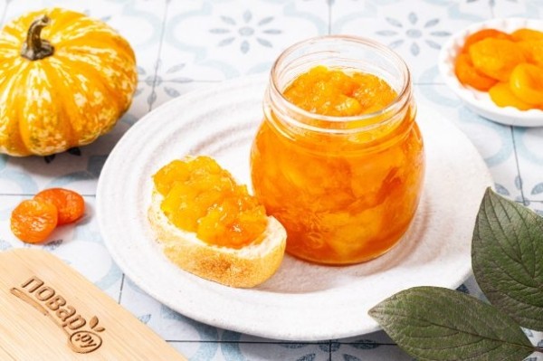 Варенье из тыквы с курагой