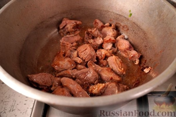 Паприкаш из индейки