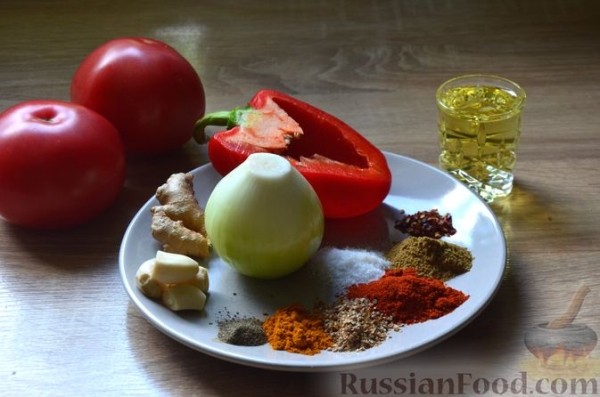 Карри из баклажанов