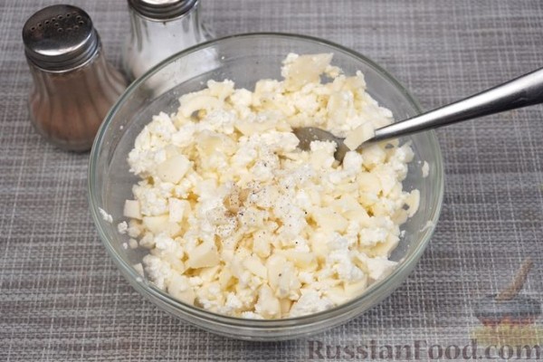 Лазанья с сосисками и шампиньонами