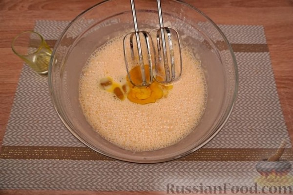 Блины на миндальном молоке с марципановой начинкой