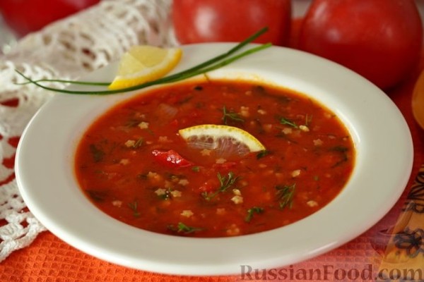 Томатная чорба (Ciorb de roii)