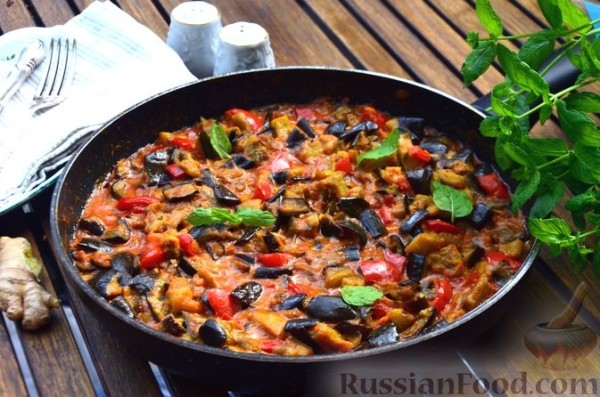 Карри из баклажанов
